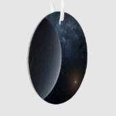 太陽系外惑星Ogle-2016-Blg-1195lb小星を公転する オーナメント (正面)