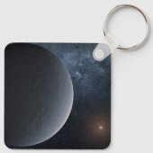 太陽系外惑星Ogle-2016-Blg-1195lb小星を公転する キーホルダー (裏面)
