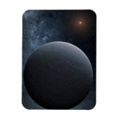 太陽系外惑星Ogle-2016-Blg-1195lb小星を公転する マグネット (縦)