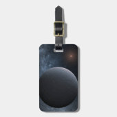 太陽系外惑星Ogle-2016-Blg-1195lb小星を公転する ラゲッジタグ (正面縦)