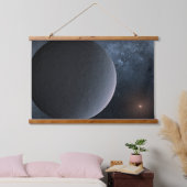 太陽系外惑星Ogle-2016-Blg-1195lb小星を公転する 吊り下げ型タペストリー (寝室)