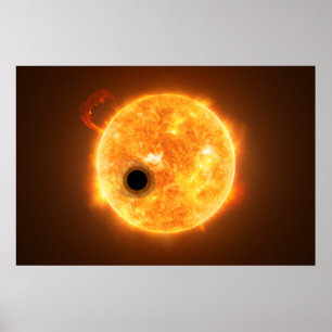 太陽系外惑星Wasp-107bはガスの巨人である ポスター