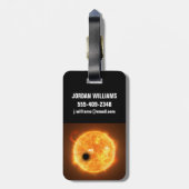 太陽系外惑星Wasp-107bはガスの巨人である ラゲッジタグ (裏面縦)