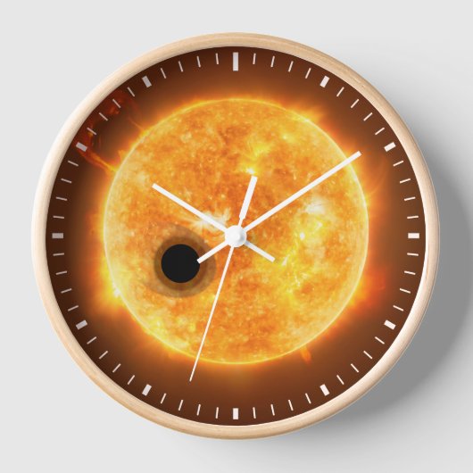 太陽系外惑星Wasp-107bはガスの巨人である 壁時計 (正面)