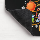 太陽系惑星 クリスマスツリー 天文学 クリスマス マウスパッド (コーナー)