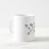 太陽系惑星 子供 知識 宇宙 コーヒーマグカップ (正面左)