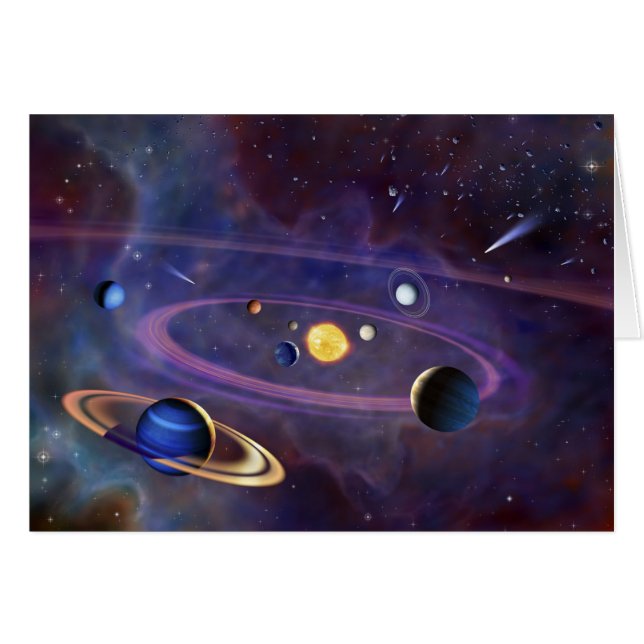 太陽系 (正面横)