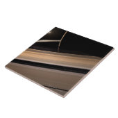 太陽系、クローズアップ3の土星の惑星 タイル (側面)