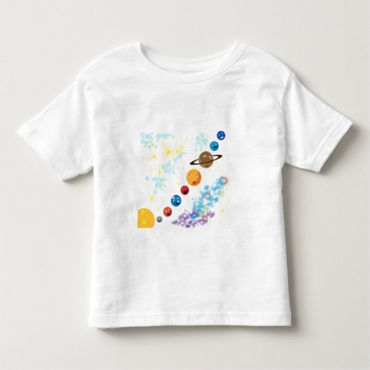 太陽系 トドラーTシャツ (正面)