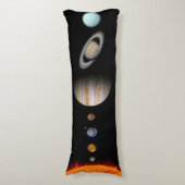 太陽系 ボディピロー (正面縦)