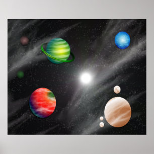 太陽系 ポスター