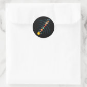 太陽系 - 宇宙科学 天文学 バック ラウンドシール (バッグ)