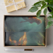 太陽素晴らし光のシャフトの光の光の光のマーメイド 薄葉紙 (ギフト)