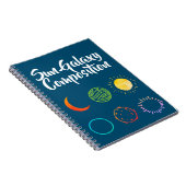 太陽素晴らし銀河系結合のデザイン ノートブック (右側)