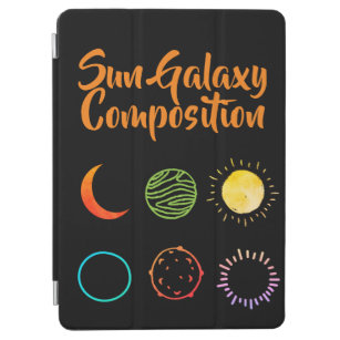 太陽素晴らし銀河系結合のデザイン iPad AIR カバー