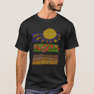 太陽自然祝地球生命 Tシャツ