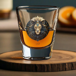 太陽記号モダン星占い記号名ファンタジーLeo ショットグラス