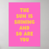 太陽輝くも君も ポスター (正面)