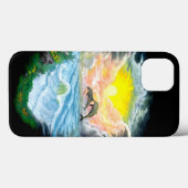 太陽遊の下のイルカ Case-Mate iPhoneケース (裏面 (横))