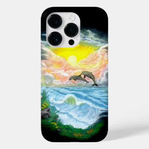 太陽遊の下のイルカ Case-Mate iPhone 14 PROケース