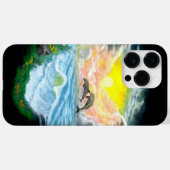 太陽遊の下のイルカ Case-Mate iPhoneケース (裏面 (横))