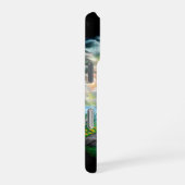 太陽遊の下のイルカ iPhoneケース (右側面)