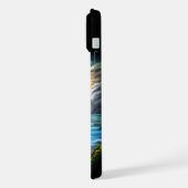 太陽遊の下のイルカ iPhoneケース (左側面)