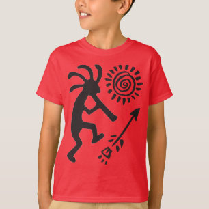 太陽遊ココペリTシャツの笛 Tシャツ