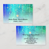 *~*太陽金ゴールド星スパークルムーン·シェニャル·レインボー  名刺 (正面/裏面)