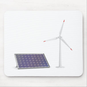 太陽電池パネルおよび風力 マウスパッド