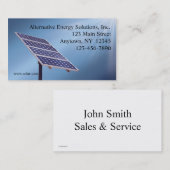 太陽電池パネルの名刺 名刺 (正面/裏面)