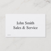 太陽電池パネルの名刺 名刺 (裏面)