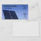 太陽電池パネルの追跡 名刺 (正面/裏面)