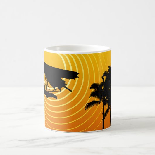 太陽面の滑つるり コーヒーマグカップ (中央)