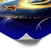 太陽顔ムーン顔ポスター ポスター (角)