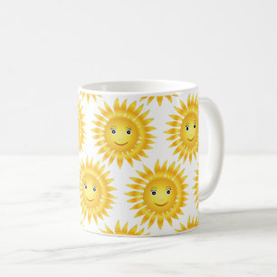 太陽顔 コーヒーマグカップ