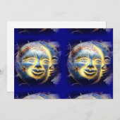 太陽顔/月顔の招待 招待状 (正面/裏面)