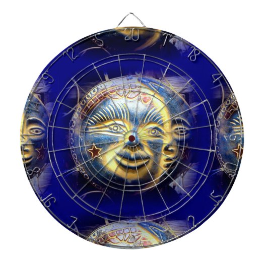 太陽顔/月顔ダーツボード ダーツボード (正面)