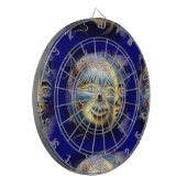 太陽顔/月顔ダーツボード ダーツボード (正面左)