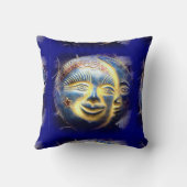 太陽顔/月顔天青枕 クッション (裏面)