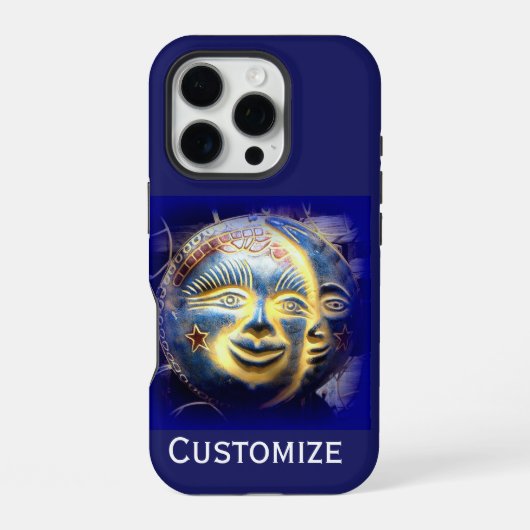 太陽顔/月顔iphone 6ケース iPhoneケース (裏面)