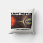 太陽風からの地球を保護する磁気圏 クッション (裏面)