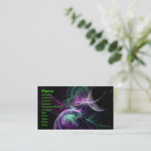 太陽風の容認の名刺のテンプレート 名刺 (スタンド正面)