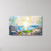 太陽1909 | エドバードムンク | キャンバスプリント (正面)