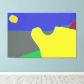 太陽 キャンバスプリント (インサイチュ (ウッドフロア))