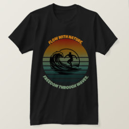 「太陽、サーフィン、魂」🌊 Tシャツ