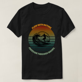 「太陽、サーフィン、魂」🌊 Tシャツ