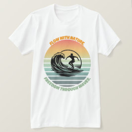 「太陽、サーフィン、魂」🌊 Tシャツ