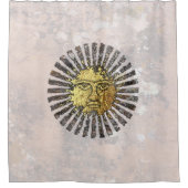 太陽 シャワーカーテン (正面)