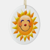 太陽 セラミックオーナメント (右)